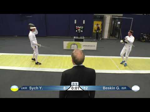 2022 385 T64 11 M E Individual Bern SUI WC YELLOW BESKIN ISR vs SYCH UKR