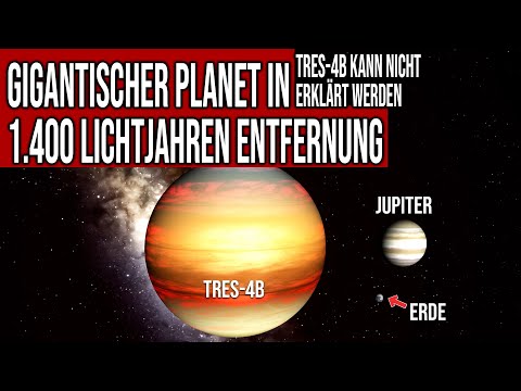 Gigantischer Planet in 1400 Lichtjahren Entfernung - TrES-4b kann nicht erklärt werden