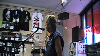 Joey Shithead Kiethley of D.O.A. instore performance pt 3