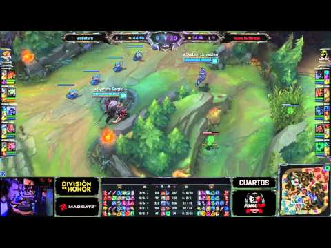wSystem vs Outbreak - cuartos de final - Final Cup 7 LoL