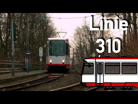 Die Station "Am Honnengraben" - Straßenbahnkreuzung zwischen Bochum und Witten