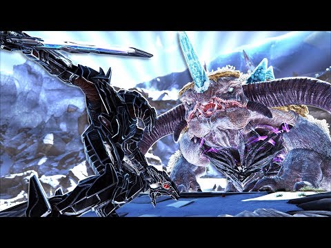 ICE TITAN BATTLE SOLO | ARK Extinction DLC Ep 45