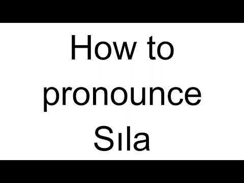 How to Pronounce Sıla (Turkish)