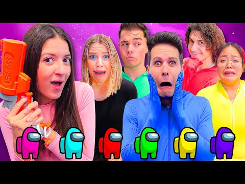 GIOCHIAMO AD AMONG US NELLA VITA REALE AL PARCO GIOCHI CON I NOSTRI AMICI! 🔫