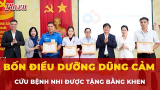 Four brave nurses who saved a sick child in Nghe An were awarded Certificates of Merit | Breaking...
