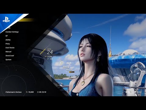 Final Fantasy VIII Remake: UI [Fisherman's Horizon/Garden]