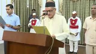 26.11.2019: Governor Bhagat Singh Koshyari read out the preamble of the Constitution of India.;?>