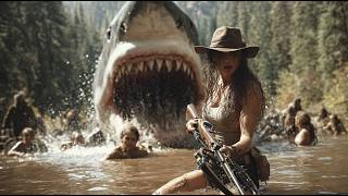 Download lagu 🦈 SALIÓ a CAZAR al MONSTRUO… ¡Pero la PRESA ERA ELLA! | Acción y Suspenso | Película en Español mp3