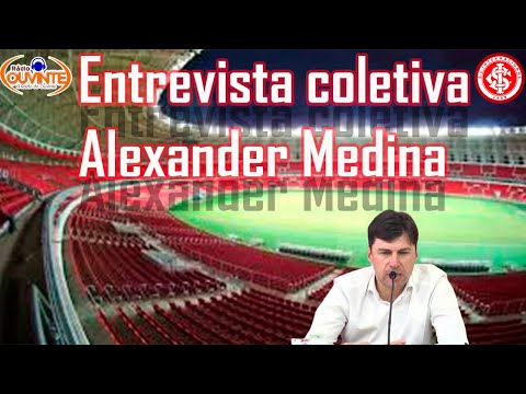 Entrevista coletiva do treinador Alexander Medina do Inter, após a derrota para o Atlético-MG