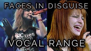 Hayley Williams&#39; Vocal Range in &quot;Faces In Disguise&quot; (Sunny Day Real Estate Cover)