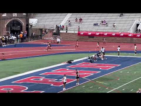 2025 New Balance Nationals - Championship Girls 4x200m Relay (back stretch view)
