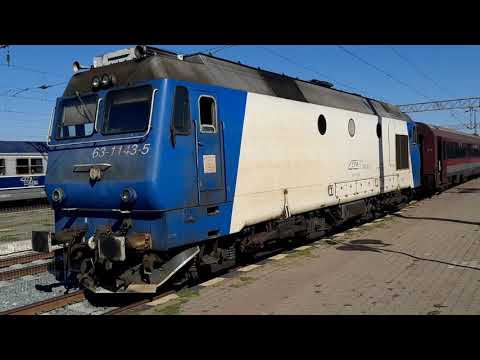 Gara Constanta schimbare Locomotiva IR 1983.