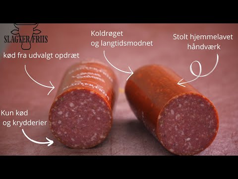 En rigtig spegepølse fra Slagter Friis