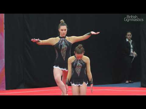 West Street Senior Womens Pair Gold 2018 Acrobatic British Championships