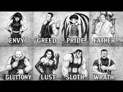 Every Homunculus in Fullmetal Alchemist: Brotherhood Explained in 13 Minutes