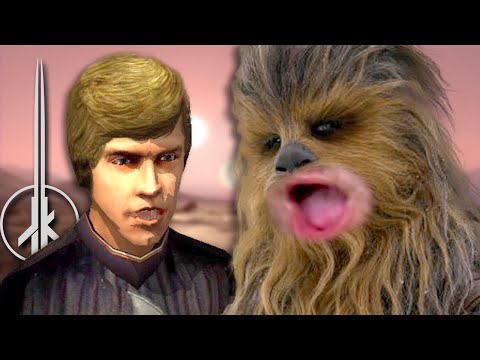 Cramming for Conversational Wookie 101 in Star Wars: Jedi Academy