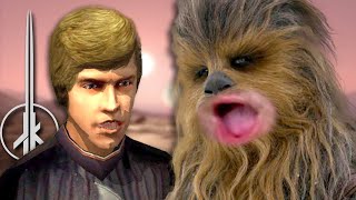 Cramming for Conversational Wookie 101 in Star Wars: Jedi Academy