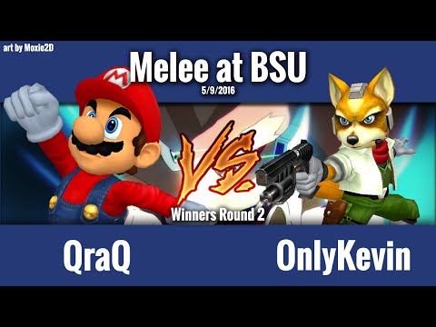 Melee at BSU 1: QraQ (Mario) vs. OnlyKevin (Fox)  - Winners Semis