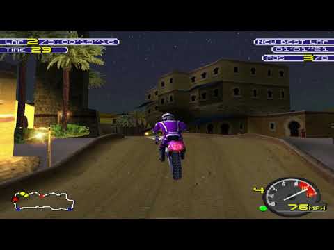 Moto Racer 2 (PS1) - Moto X Championship part 7 - Dunes