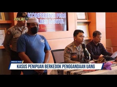 POLRES BANTUL UNGKAP PENIPUAN BERKEDOK PENGGANDAAN UANG