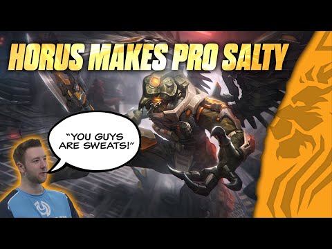 HORUS SUPPORT MAKES THIS PRO SUPER SALTY - SMITE FT. GENETICS, ZAPMAN