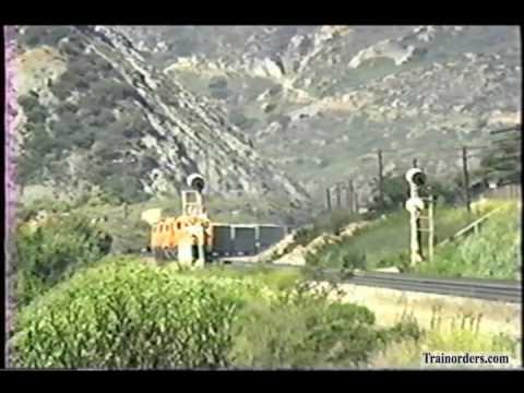 Classic Railroad Series 588 - Santa Fe and SP on Cajon Pass May 23, 1990