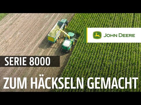 ZUM HÄCKSELN GEMACHT Die selbstfahrenden Feldhäcksler der Serie 8000 von John Deere
