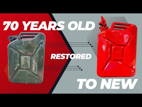 Restoring a 70 Year Old Jerry Fuel Can