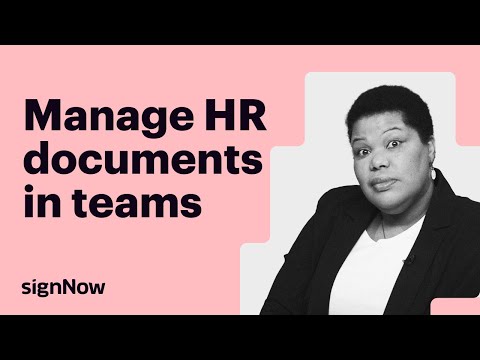 How to Bulk Send HR Documents for Signing with Team Templates