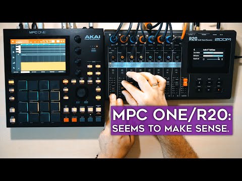 ZOOM R20 as an audio interface and controller for MPC One