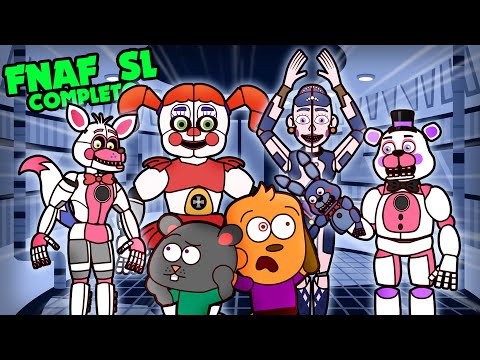 Dogo e Ratch em FNAF Sister Location Completo com todas as 5 noites - Five Nights at Freddy's