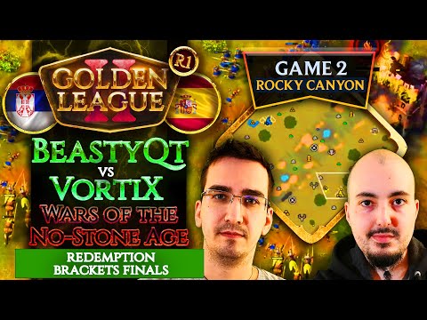 Golden League II Main Event - Wars of the No Stone Age! -Beastyqt vs Vortix - G2
