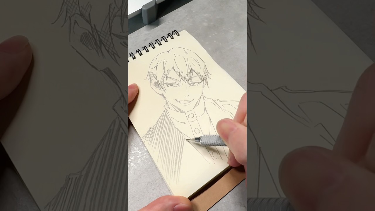 アナログで描いた呪術廻戦 禪院直哉⚡️✍🏻  #呪術廻戦 #禪院直哉 #アナログイラスト  #イラストメイキング  #drawingtutorial