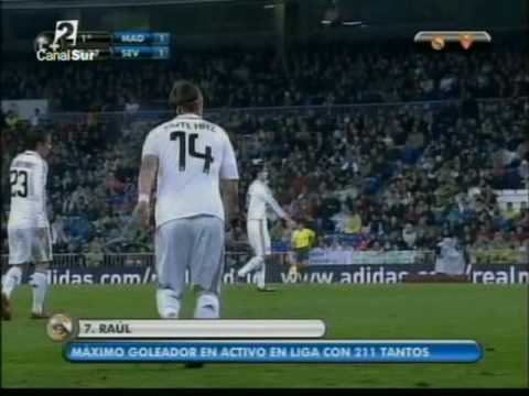 SEVILLA FC 07/12-2008 REAL MADRID 3 SEVILLA 4