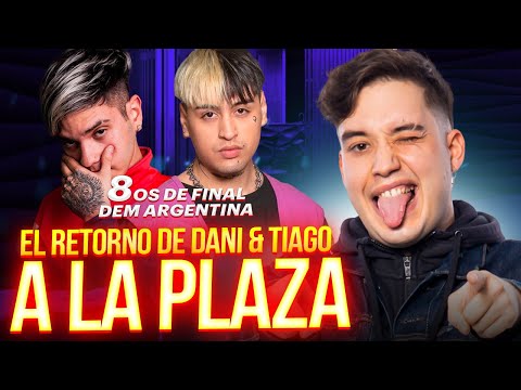 EL REGRESO DE DANI RIBBA Y TIAGO A LA PLAZA 😍😍😍 QUE VIVA LA DEM ARGENTINA 💙🤍💙🤍💙🤍