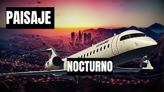 VUELO NOCTURNO l MILJET RELAX FLY l LS  TO  SANDY SHORES l GTA 5 FRANKLIN