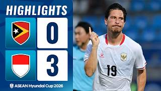 Download lagu Timor Leste 0-3 Indonesia | ASEAN Hyundai Cup 2026 | Sorotan Pertandingan mp3