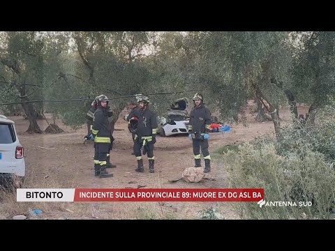 SEPTEMBER 14, 2025 - BITONTO - (BA) - ACCIDENT ON PROVINCIAL ROAD 89: FORMER BA ASL DIRECTOR DIES