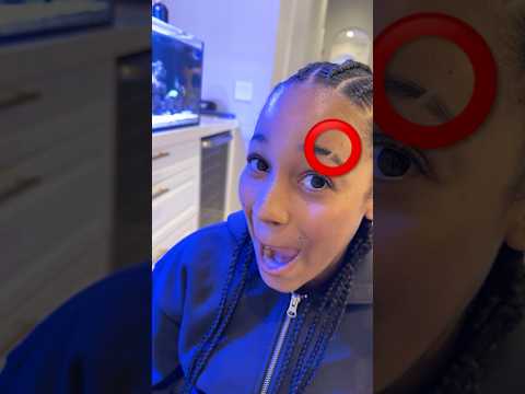 Cali Cut Her Eyebrow!! 🤨