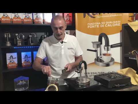 Kamira - Einzelner Espresso per Induktion zubereitet