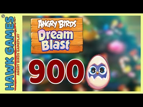 Angry Birds Dream Blast Level 900 Extreme - Walkthrough, No Boosters