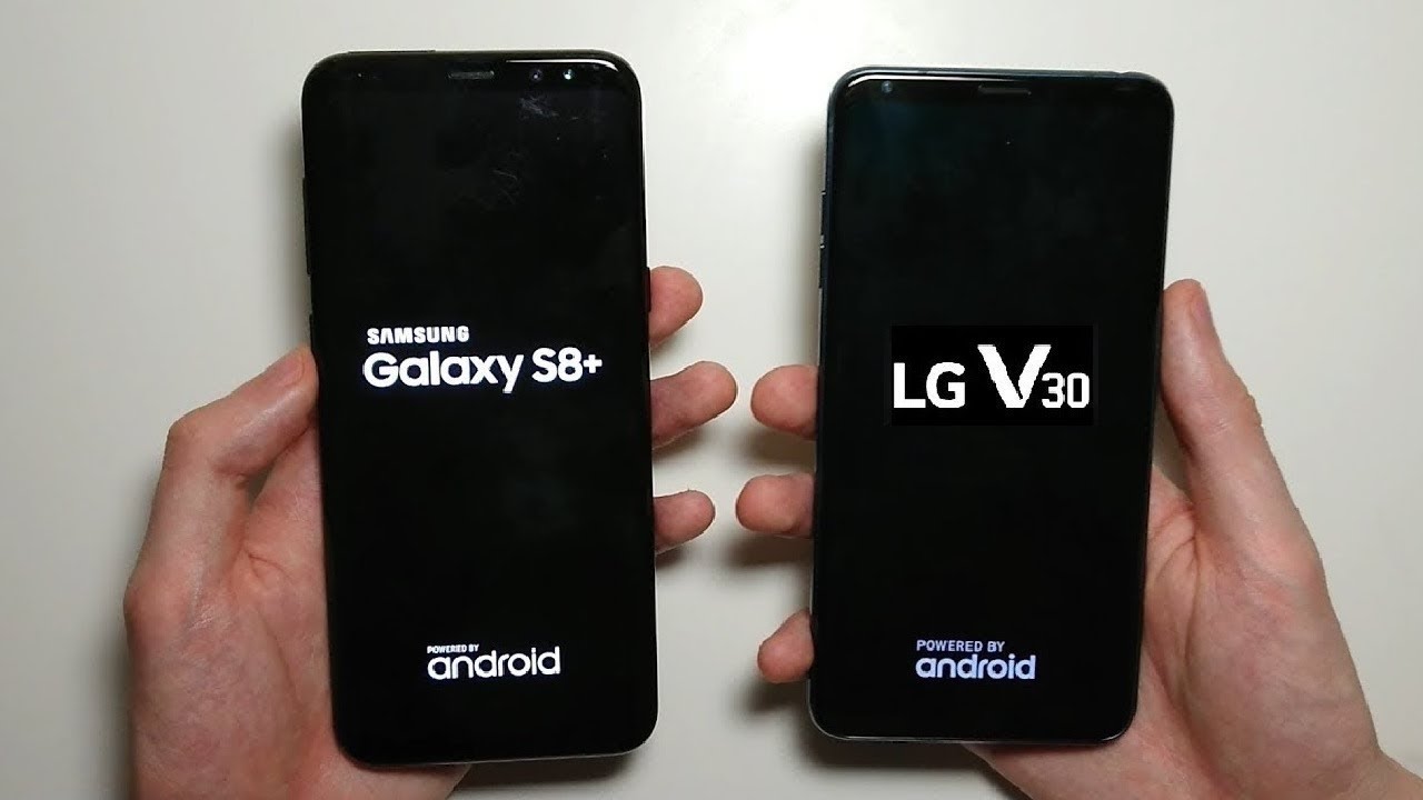 LG V30 vs Samsung Galaxy S8 Plus Speed Test!