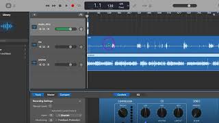 Importing recorded files into Garageband