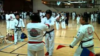 preview picture of video '2011 Region #8 Spring Tang Soo Do Tournament sparring 3'