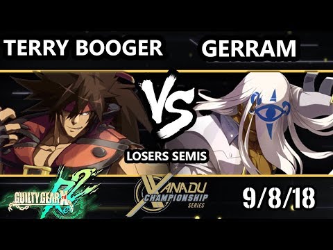 XCS FGC GGXRD2 -  Terry Booger (Sol) Vs.  Gerram (Venom) Guilty Gear XRD Rev 2 Losers Semis