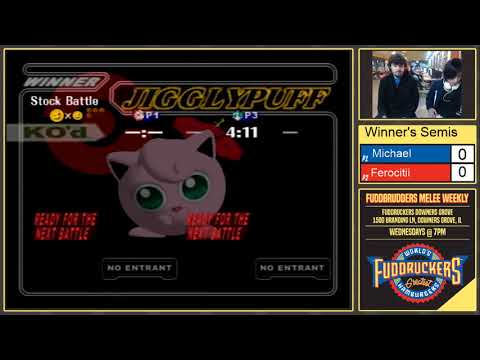 Fuddbrudders 15 - Ferocitii (Peach, Fox, Falco) vs Michael (Puff) - WR4