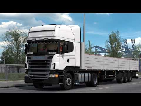 ETS2 Scania R480 Hamburg - Padborg