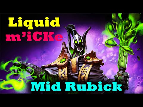 Team Liquid m'iCKe Mid Rubick 25 Min GG Zero Death New Patch Pro Players Gameplay GG DotA