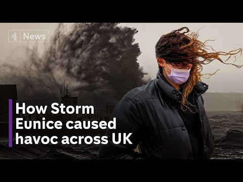 Storm Eunice: Death and damage across UK