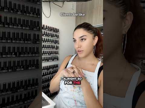 Clients be like #nails #nailtech #struggle #viral #viralshorts #nailartists #beginnernailtech